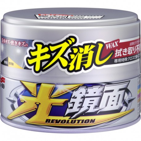 Soft99 New Scratch Clear Wax Light 200g - wosk na jasne lakiery usuwający drobne zarysowania 1 Soft99 New Scratch Clear Wax Light 200g - wosk na jasne lakiery usuwający drobne zarysowania