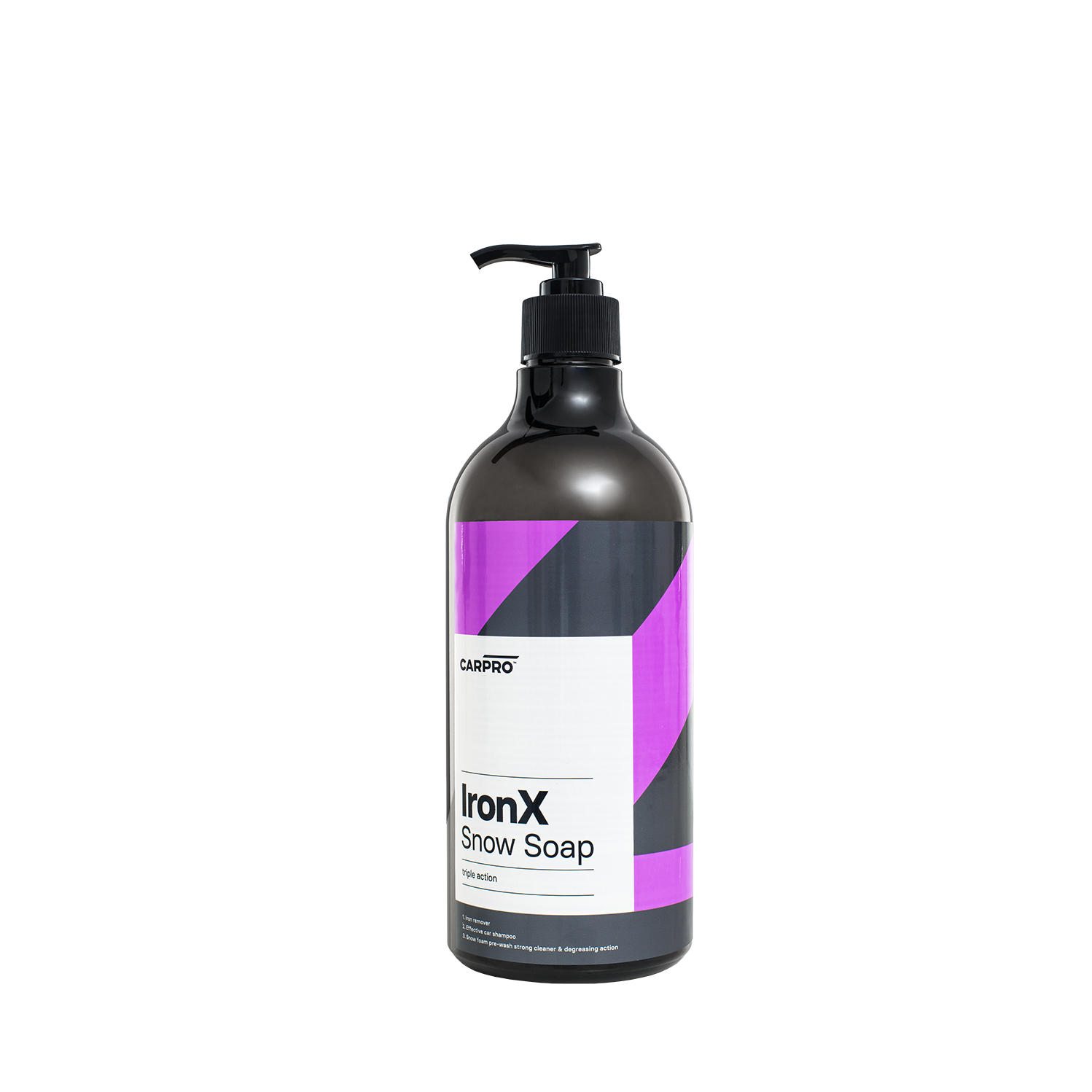CarPro IronX Snow Soap 1L - aktywna piana deironizująca 1 CarPro IronX Snow Soap 1L - aktywna piana deironizująca