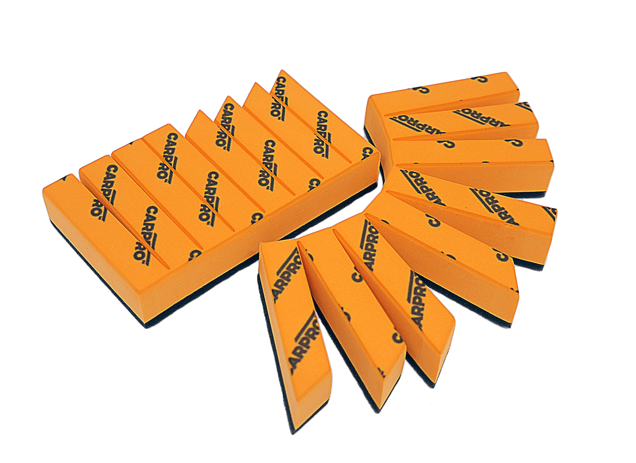 CarPro Applicator 8 Fingers Blocks - zestaw małych aplikatorów do trudno dostępnych miejsc