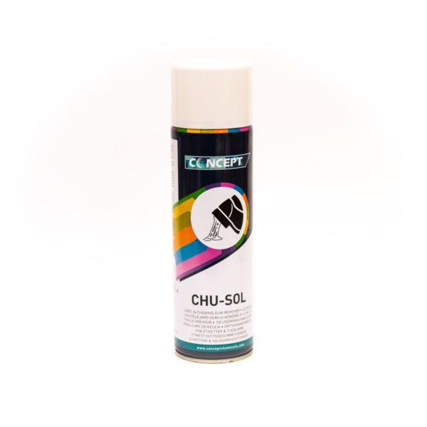 Concept Chu-Sol 450ml - ułatwia usuwanie gumy do żucia, resztek kleju i nalepek 1 Concept Chu-Sol 450ml - ułatwia usuwanie gumy do żucia