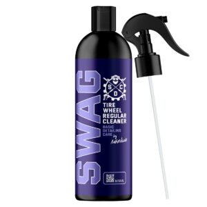 Swag BASIC TIRE WHEEL REGULAR CLEANER 500ml - skuteczny preparat do czyszczenia felg i opon z alkalicznym pH oraz efektem zmiany koloru