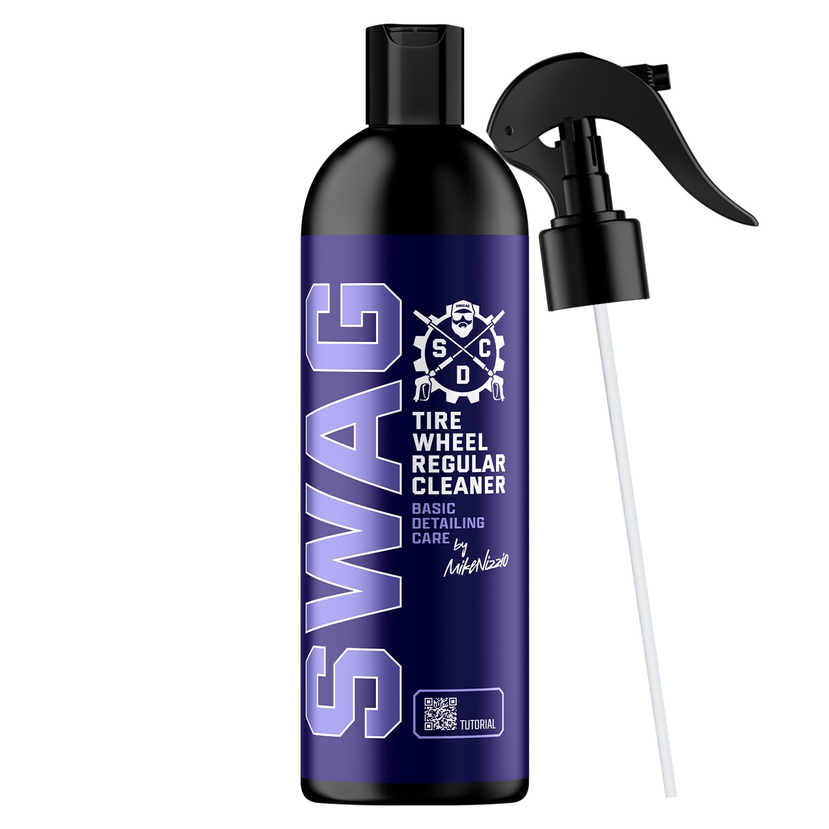 Swag BASIC TIRE WHEEL REGULAR CLEANER 500ml - skuteczny preparat do czyszczenia felg i opon z alkalicznym pH oraz efektem zmiany koloru