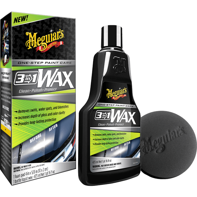 Meguiar's 3 in 1 Wax 473ml - czyści