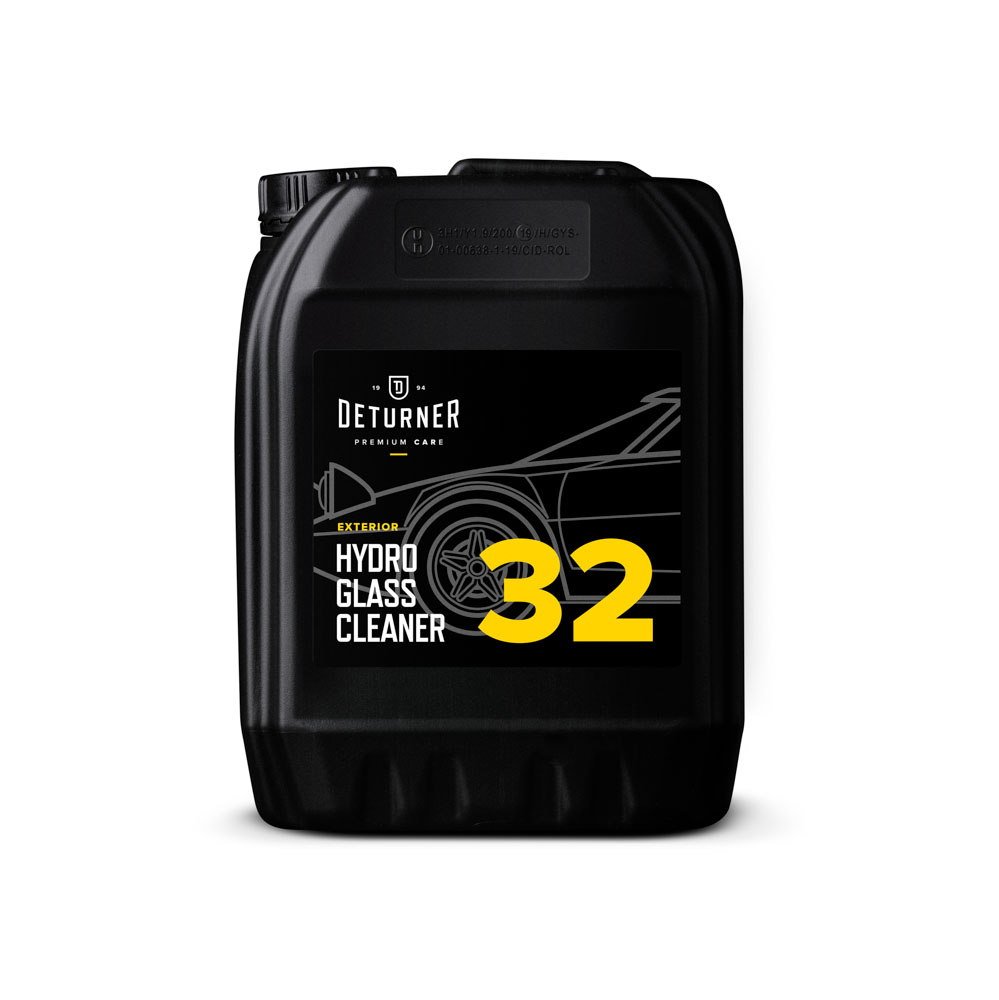 Deturner Hydro Glass Cleaner 5L - płyn do mycia szyb, pozostawia warstwę hydrofobową 1 Deturner Hydro Glass Cleaner 5L - płyn do mycia szyb
