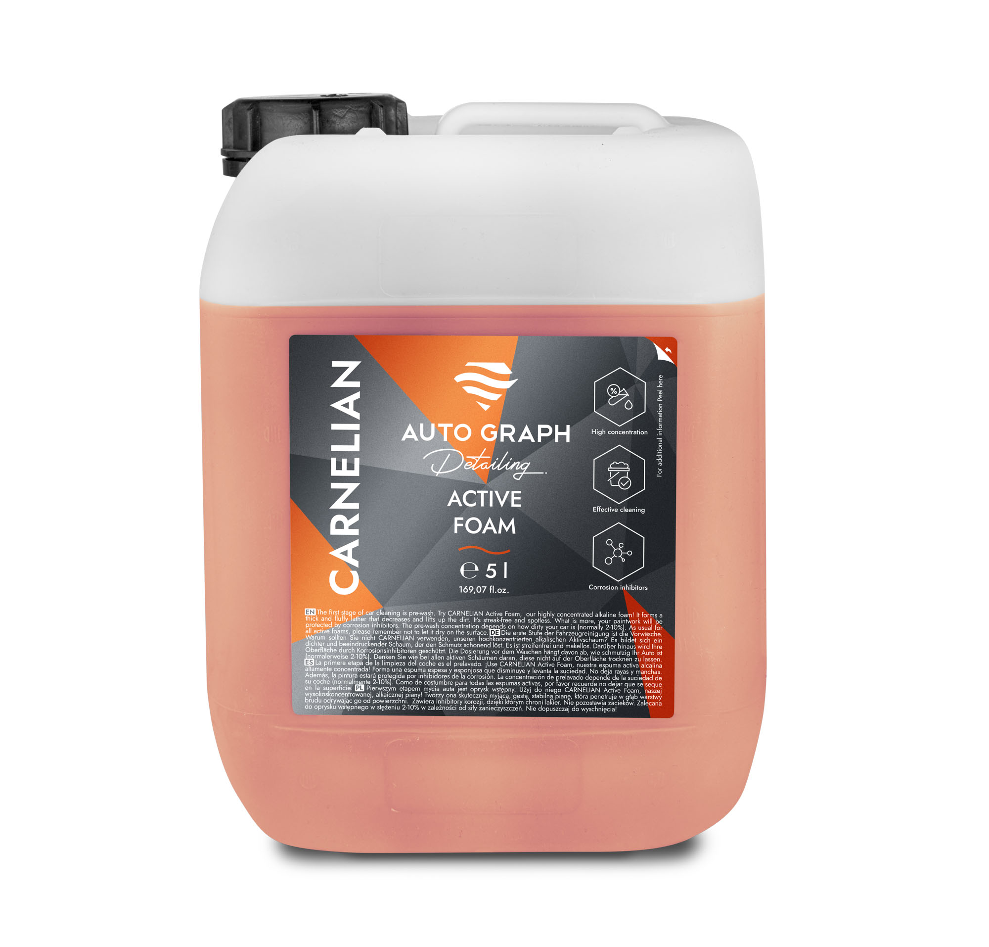 Auto Graph Carnelian 5L - zasadowa piana aktywna 1 Auto Graph Carnelian 5L - zasadowa piana aktywna