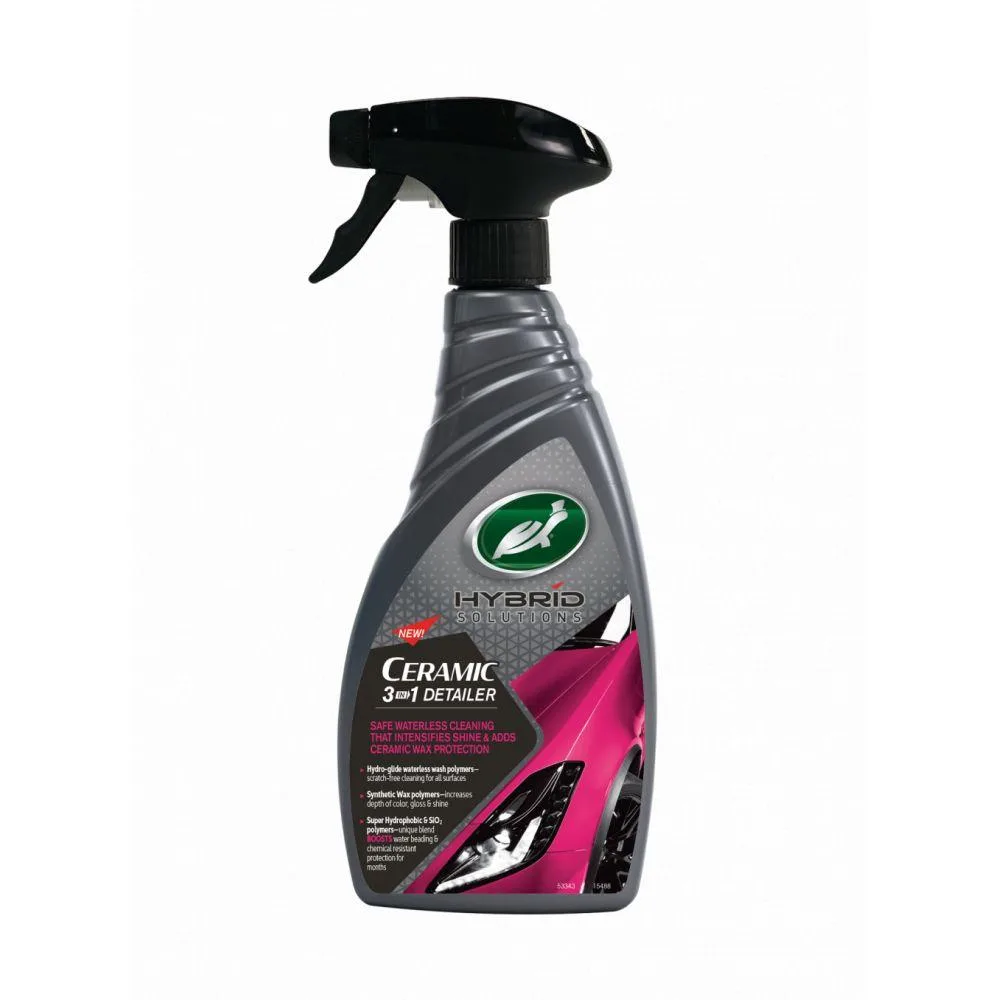 Turtle Wax Hybrid Solutions Ceramic 3in1 Detailer 500ml - produkt do bezwodnego mycia 1 Turtle Wax Hybrid Solutions Ceramic 3in1 Detailer 500ml - produkt do bezwodnego mycia