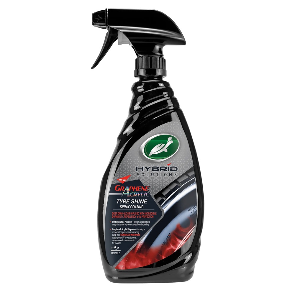 Turtle Wax Hybird Solutions Tyre Shine Graphene Acrylic 680ml - dressing do opon 1 Turtle Wax Hybird Solutions Tyre Shine Graphene Acrylic 680ml - dressing do opon