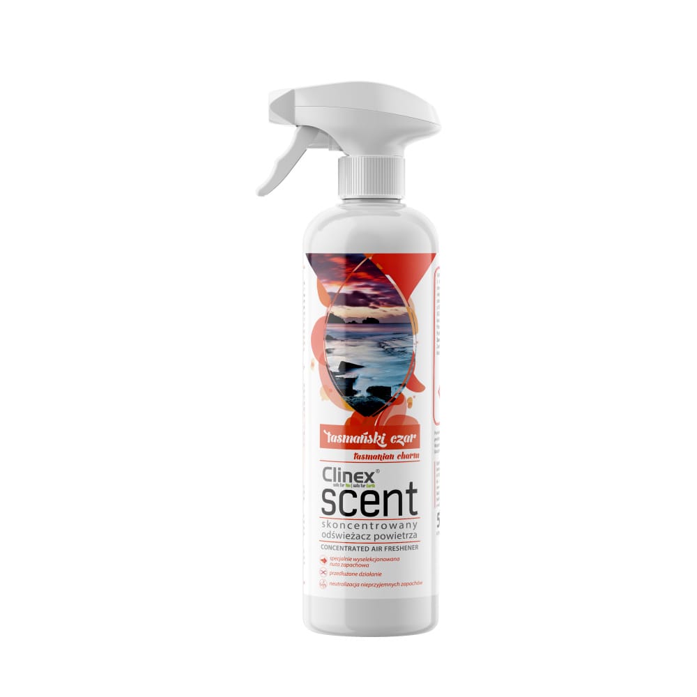 Clinex Scent - Tasmański Czar 500ml - odświeżacz powietrza 1 Clinex Scent - Tasmański Czar 500ml - odświeżacz powietrza