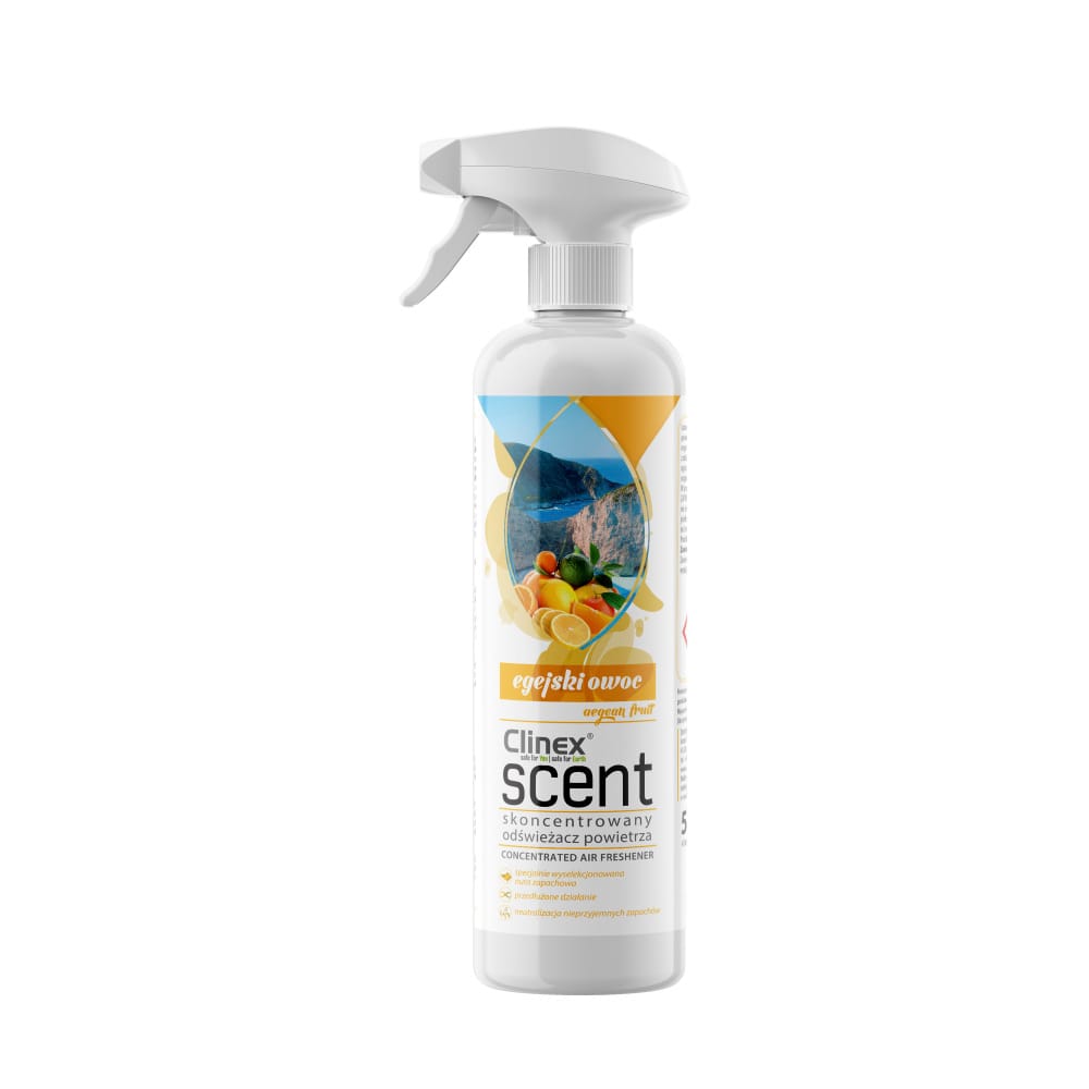 Clinex Scent - Egejski Owoc 500ml - odświeżacz powietrza