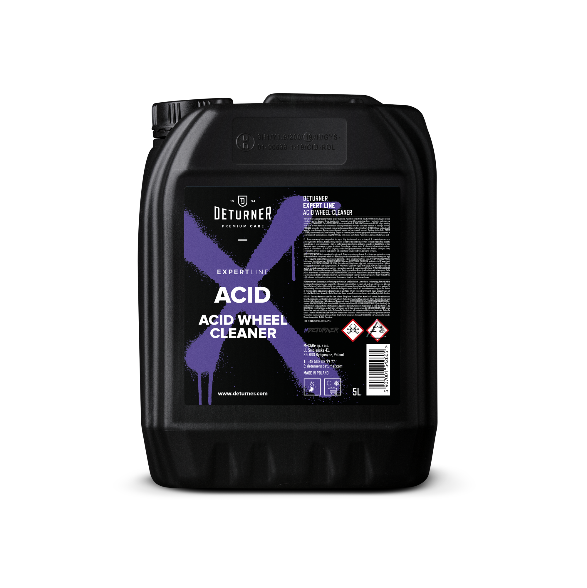 DETURNER ACID Wheel Cleaner 5L 1 DETURNER ACID Wheel Cleaner 5L