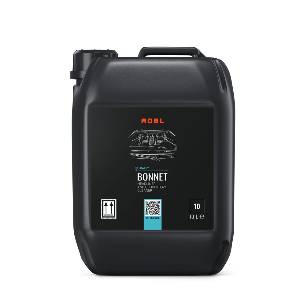ADBL Bonnet 10L - produkt do czyszczenia podsufitki, tapicerki materiałowej i dywaników 1 ADBL Bonnet 10L - produkt do czyszczenia podsufitki
