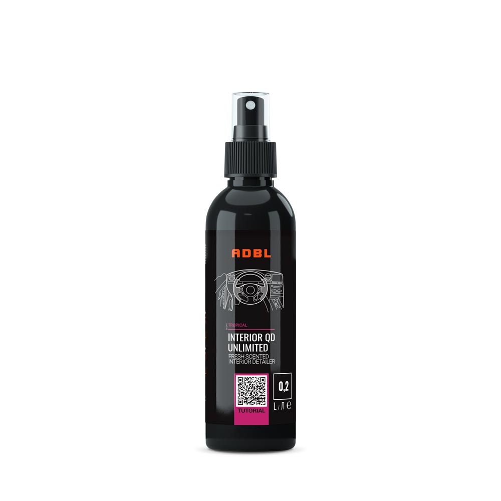 ADBL Interior QD Unlimited 200ml - quick detailer do wszystkich elementów wewnętrznych 1 ADBL Interior QD Unlimited 200ml - quick detailer do wszystkich elementów wewnętrznych