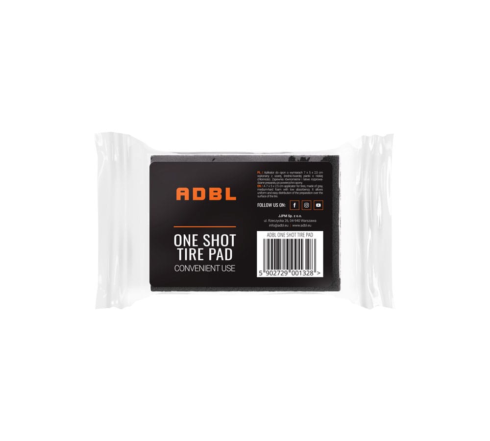 ADBL One Shot Tire Pad - piankowy aplikator do dressingu do opon 1 ADBL One Shot Tire Pad - piankowy aplikator do dressingu do opon