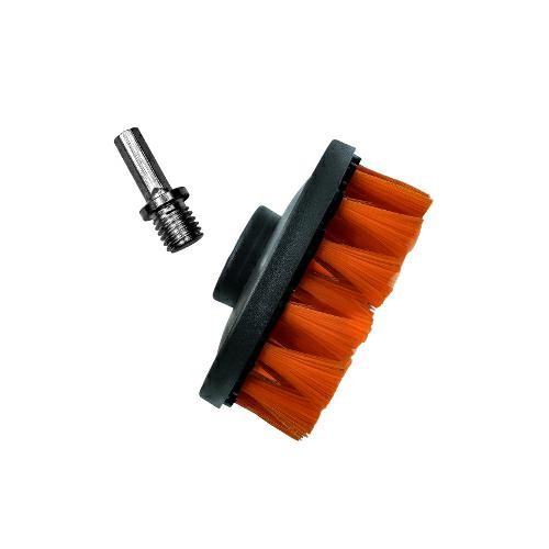 ADBL Twister Soft 100mm - okrągła szczotka na wkrętarkę do czyszczenia tapicerki 1 ADBL Twister Soft 100mm - okrągła szczotka na wkrętarkę do czyszczenia tapicerki