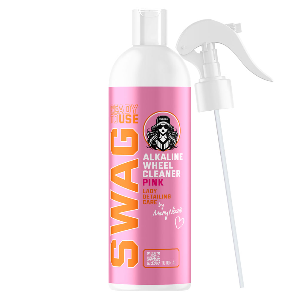 Swag LADY ALKALINE WHEEL CLEANER PINK 500ml - neutralny, żelowy środek do czyszczenia felg 1 Swag LADY ALKALINE WHEEL CLEANER PINK 500ml - neutralny