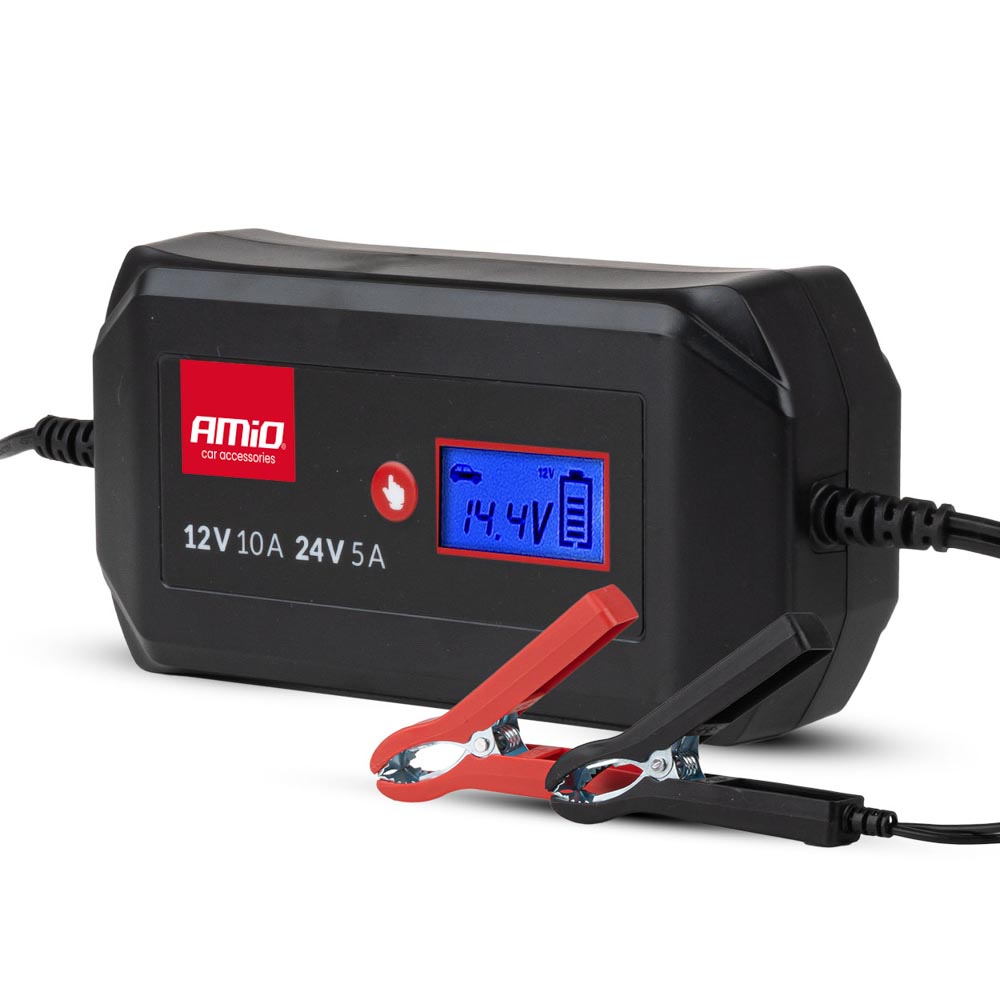 AMiO 04525 - prostownik cyfrowy Wet Max 10A 12/24V