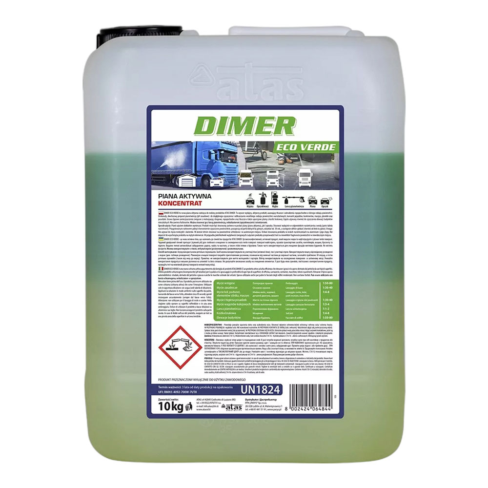 Atas Dimer 10kg - piana aktywna do usuwania ciężkich zabrudzeń