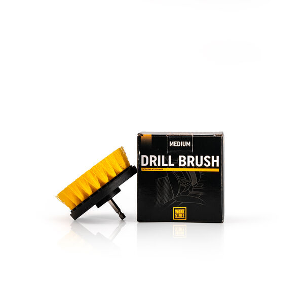 Work Stuff Drill Brush Medium - szczotka do czyszczenia tapicerki na wkrętarkę 1 Work Stuff Drill Brush Medium - szczotka do czyszczenia tapicerki na wkrętarkę