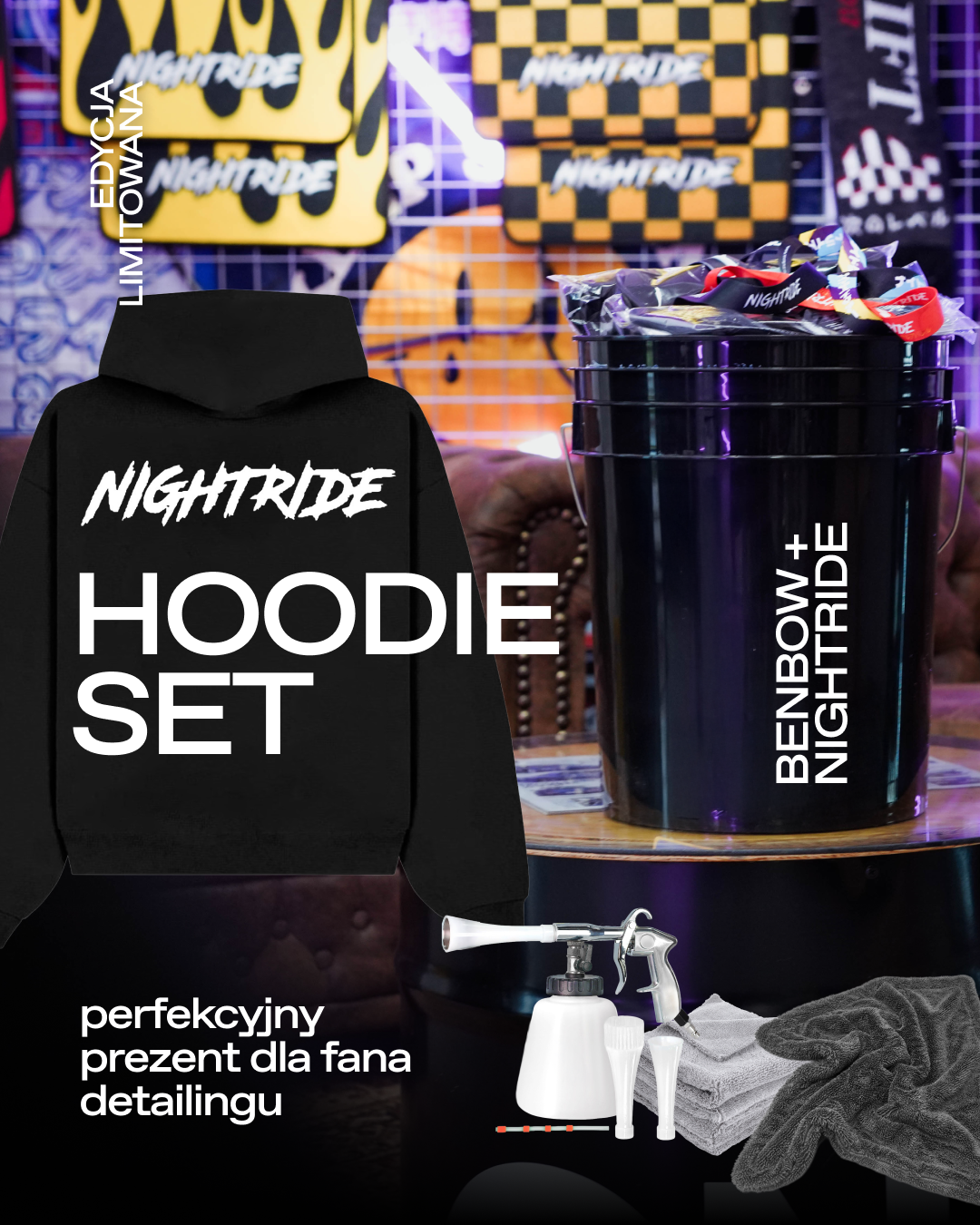 BenBow x Nightride Hoodie Set