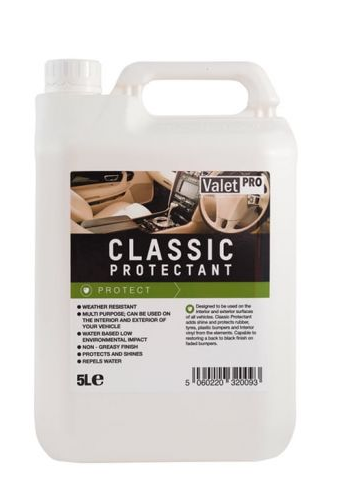 ValetPRO Classic Protectant 5L - dressing do tworzyw sztucznych i gumy 1 ValetPRO Classic Protectant 5L - dressing do tworzyw sztucznych i gumy