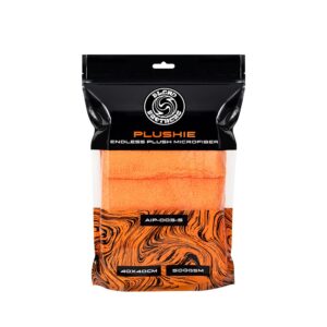 Blend Brothers PLUSHIE 5-Pack Microfiber Orange 40x40cm - zestaw 5 sztuk delikatnych mikrofibr do lakieru