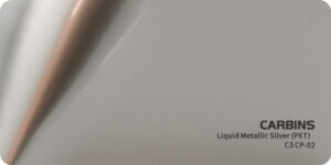 Carbins C3 CP-02 PET Liquid Metallic Silver 1MB - folia do zmiany koloru samochodu