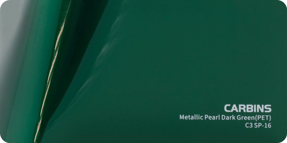 Carbins C3 SP-16 PET Metallic Pearl Dark Green 1MB - folia do zmiany koloru samochodu 1 Carbins C3 SP-16 PET Metallic Pearl Dark Green 1MB - folia do zmiany koloru samochodu