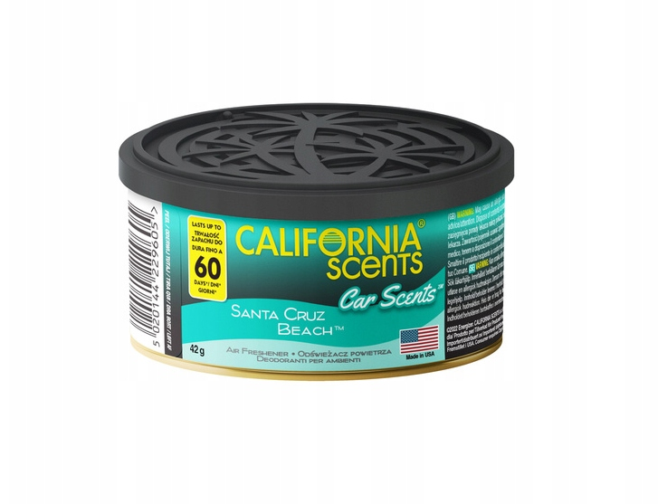 California Scents Cruz Beach - puszka zapachowa do auta 42g 1 California Scents Cruz Beach - puszka zapachowa do auta 42g