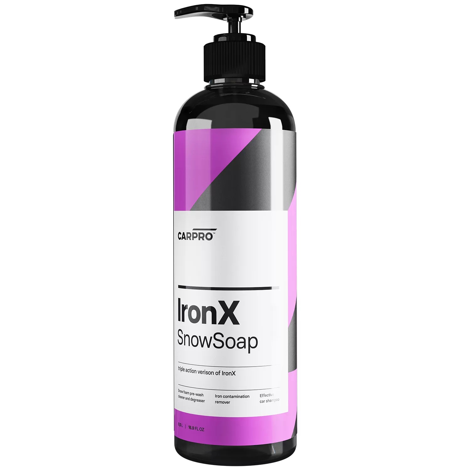 CarPro IronX Snow Soap 500ml - aktywna piana deironizująca 1 CarPro IronX Snow Soap 500ml - aktywna piana deironizująca