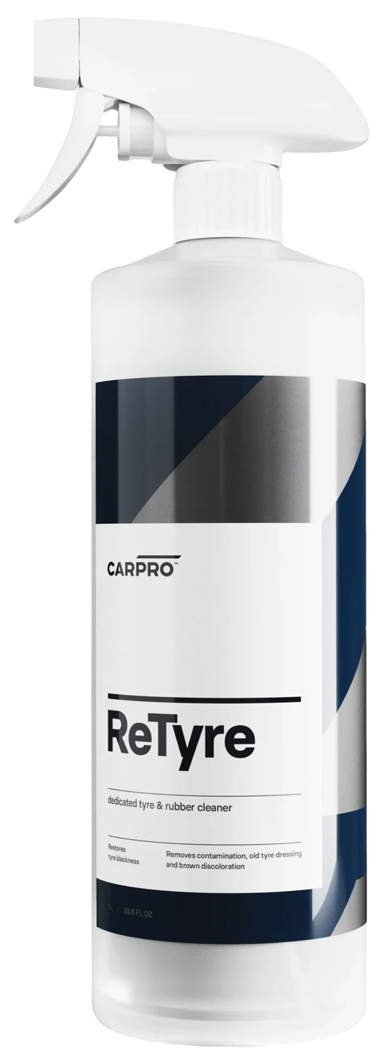 CarPro ReTyre 1L - produkt do czyszczenia opon i gumy 1 CarPro ReTyre 1L - produkt do czyszczenia opon i gumy