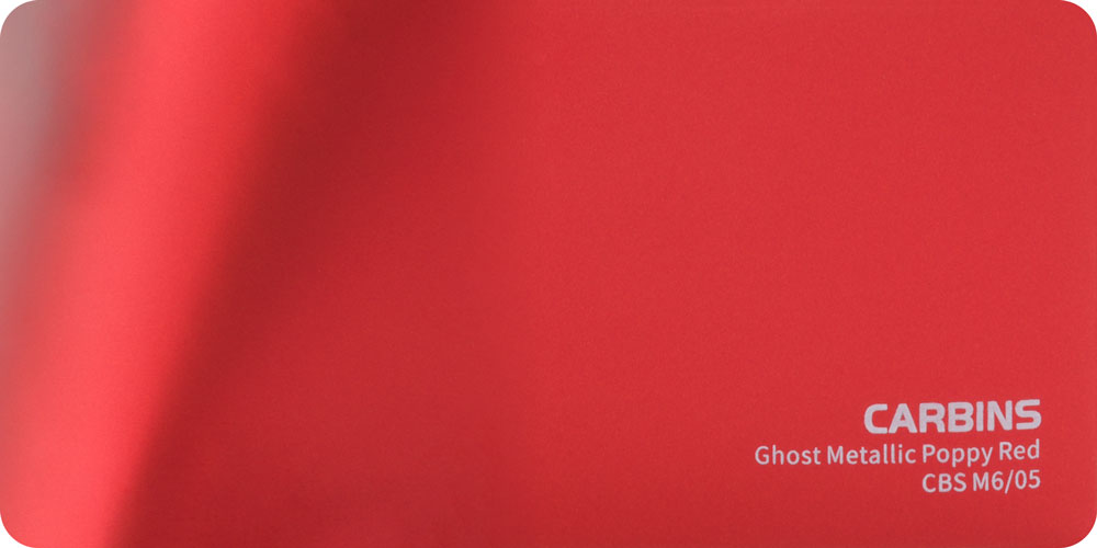 Carbins CBS M6/05 Ghost Metallic Poppy Red 1MB - folia do zmiany koloru samochodu 1 Carbins CBS M6/05 Ghost Metallic Poppy Red 1MB - folia do zmiany koloru samochodu