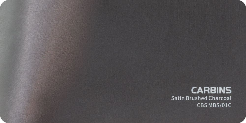 Carbins CBS MBS/01C Satin Brushed Charcoal 1MB - folia do zmiany koloru samochodu 1 Carbins CBS MBS/01C Satin Brushed Charcoal 1MB - folia do zmiany koloru samochodu