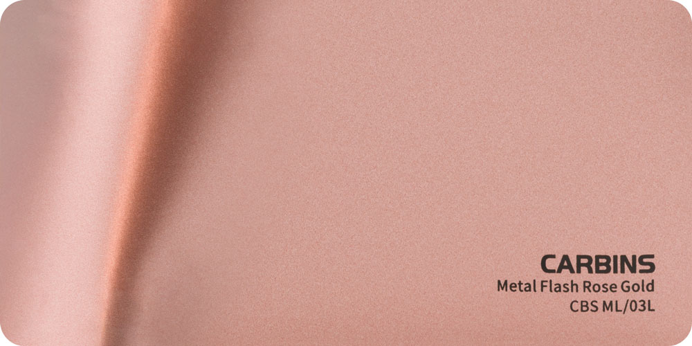 Carbins CBS ML/03L Metal Flash Rose Gold 1MB - folia do zmiany koloru samochodu 1 Carbins CBS ML/03L Metal Flash Rose Gold 1MB - folia do zmiany koloru samochodu