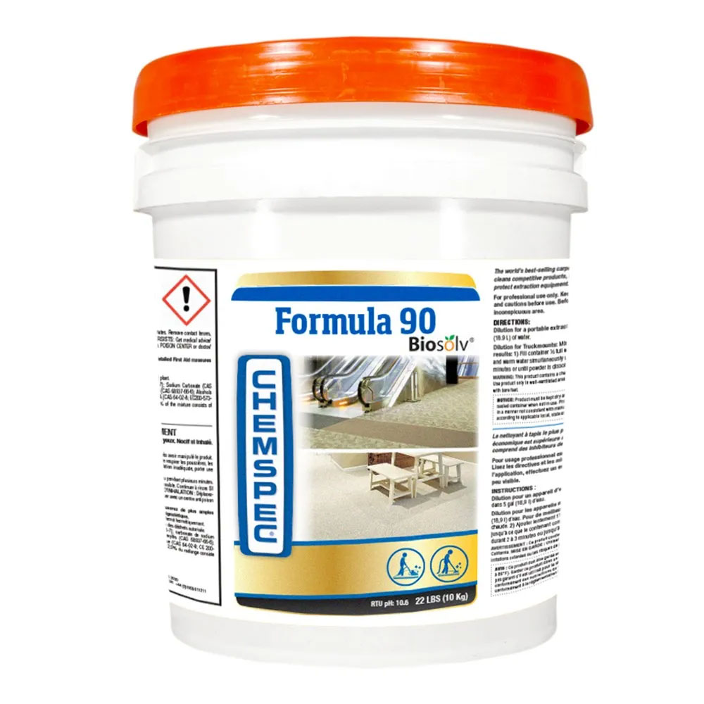 Chemspec Powdered Formula 90 10kg - proszek do prania tapicerki materiałowej 1 Chemspec Powdered Formula 90 10kg - proszek do prania tapicerki materiałowej