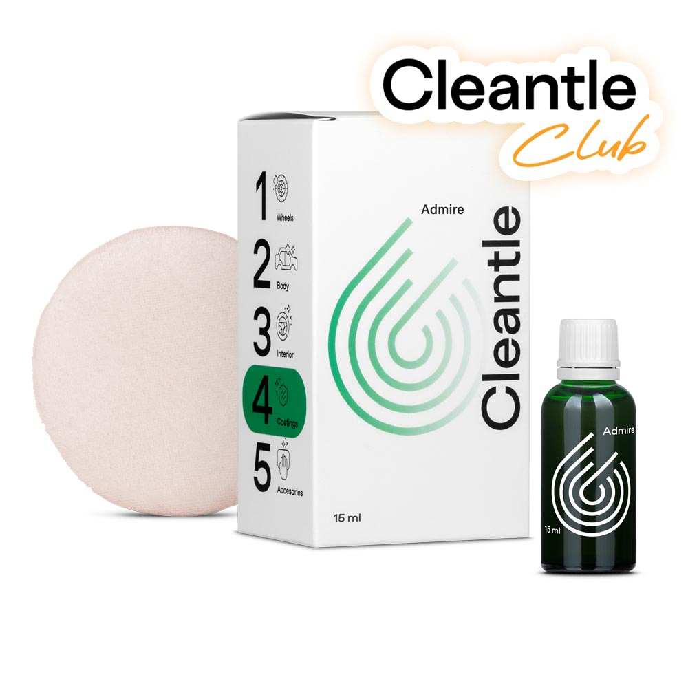 Cleantle Admire 15ml - powłoka z dodatkiem nanorurek węgla