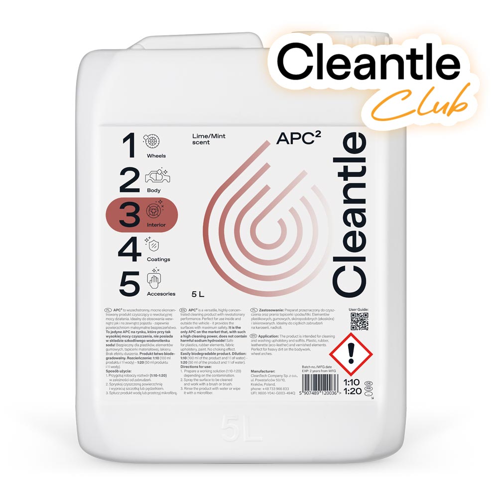 Cleantle APC Lime / Mint Scent 5L - uniwersalny środek czyszczący 1 Cleantle APC Lime / Mint Scent 5L - uniwersalny środek czyszczący