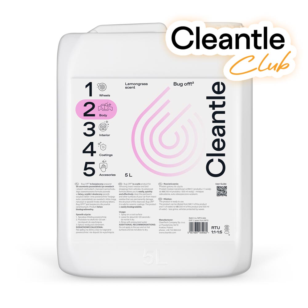 Cleantle Bug Off 5L - preparat do usuwania owadów