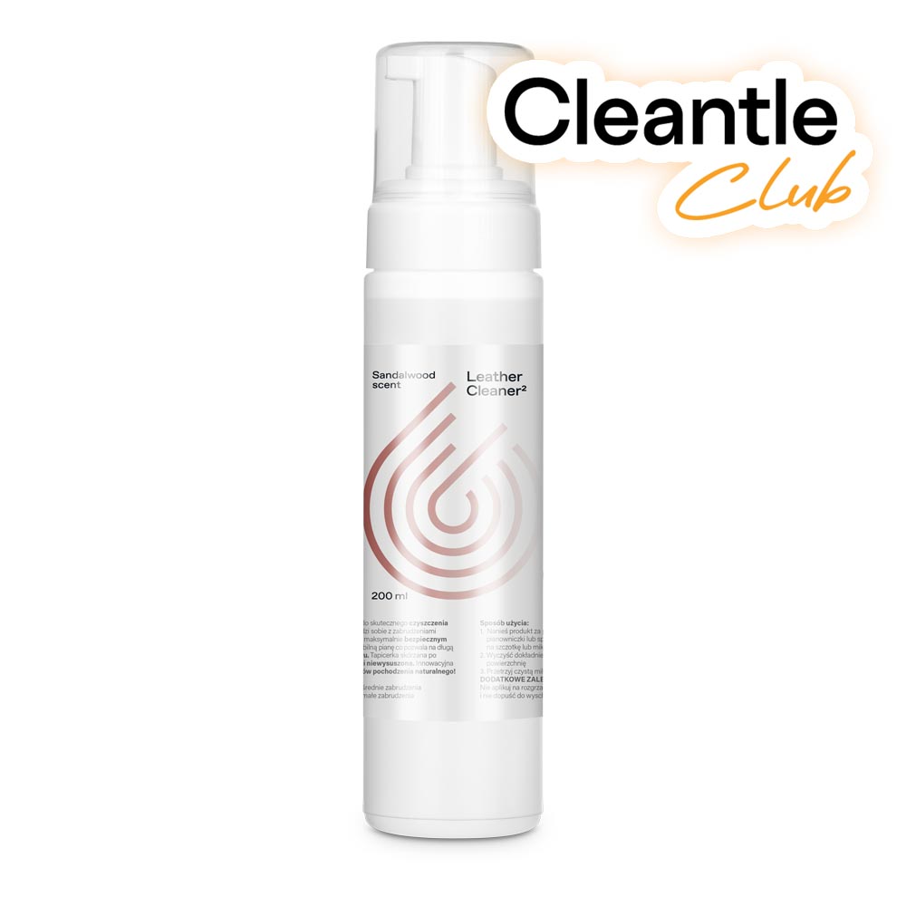 Cleantle Leather Cleaner 200ml - preparat do czyszczenia tapicerki skórzanej