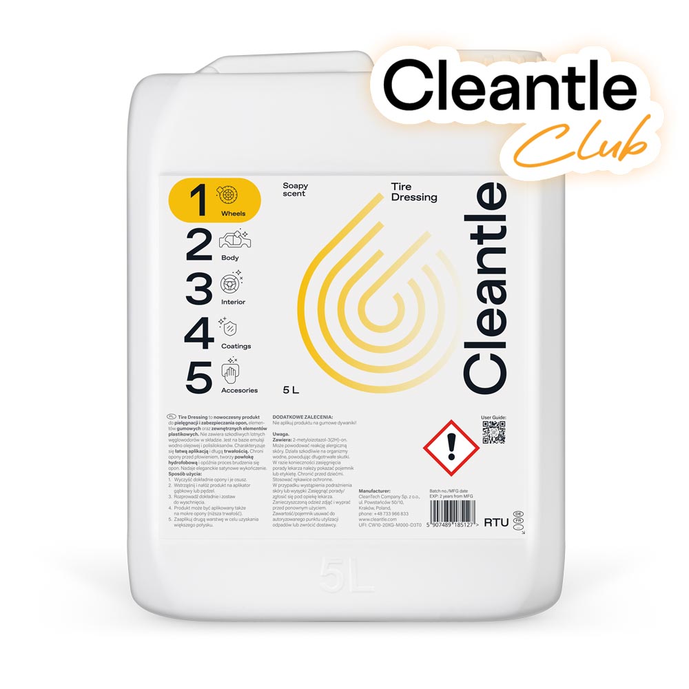 Cleantle Tire Dressing 5L 1 Cleantle Tire Dressing 5L