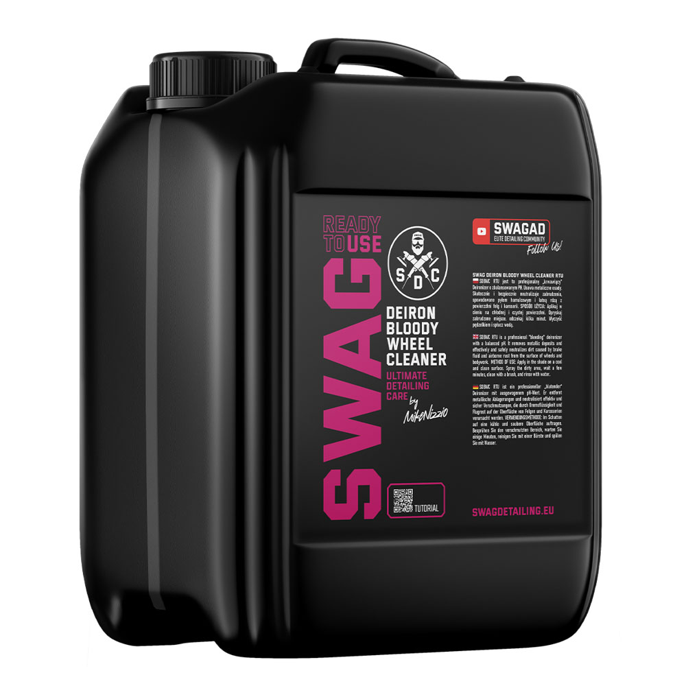 Swag DEIRON BLOODY WHEEL CLEANER RTU V1.1 5L - deironizer do felg i lakieru 1 Swag DEIRON BLOODY WHEEL CLEANER RTU V1.1 5L - deironizer do felg i lakieru