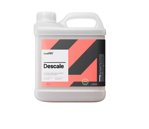 CarPro Descale 4L - kwaśny szampon samochodowy, odtykanie powłoki ceramicznej 1 CarPro Descale 4L - kwaśny szampon samochodowy