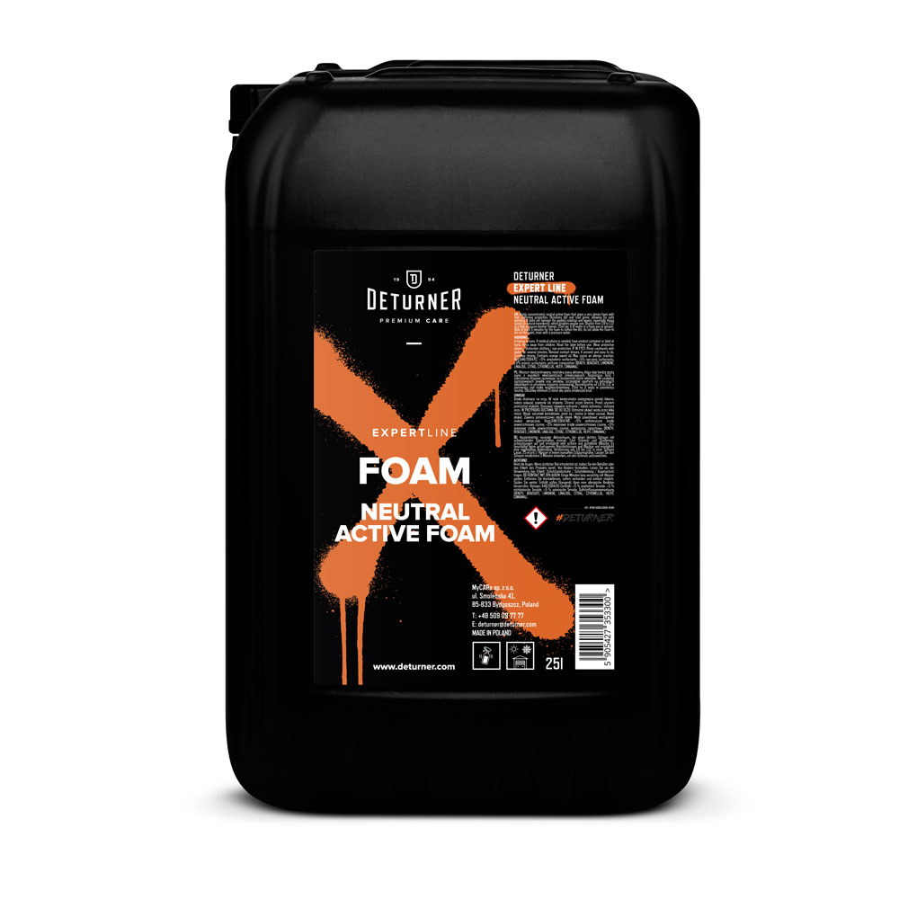 Deturner Foam 25L - piana aktywna o neutralnym pH 1 Deturner Foam 25L - piana aktywna o neutralnym pH