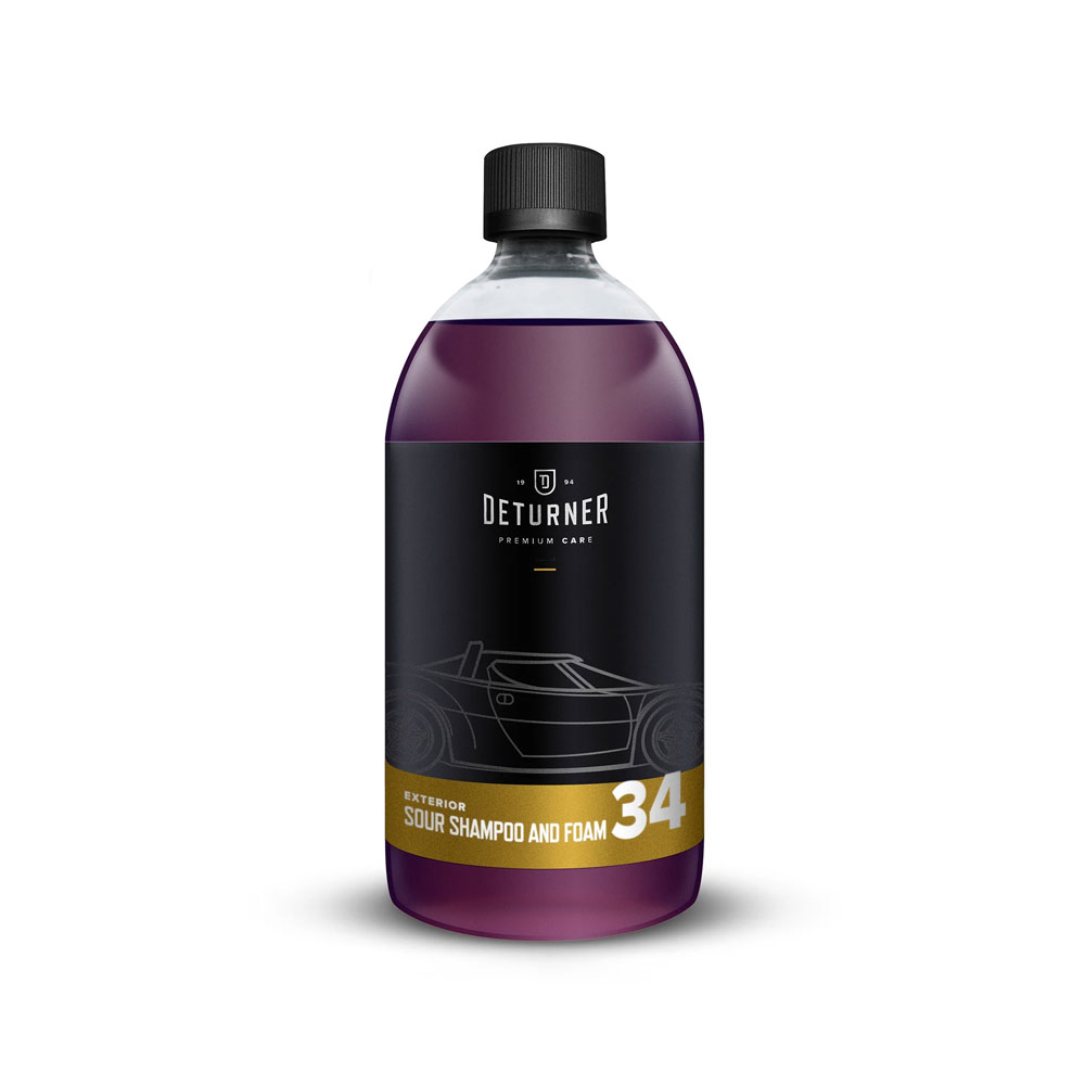 Deturner Sour Shampoo and Foam 1L - kwaśny szampon i piana aktywna 2w1 1 Deturner Sour Shampoo and Foam 1L - kwaśny szampon i piana aktywna 2w1