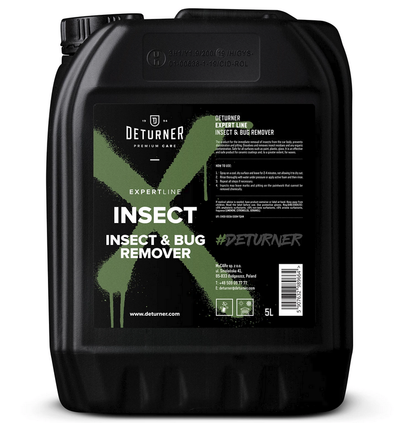 Deturner Insect 5L - środek do usuwania owadów z karoserii 1 Deturner Insect 5L - środek do usuwania owadów z karoserii