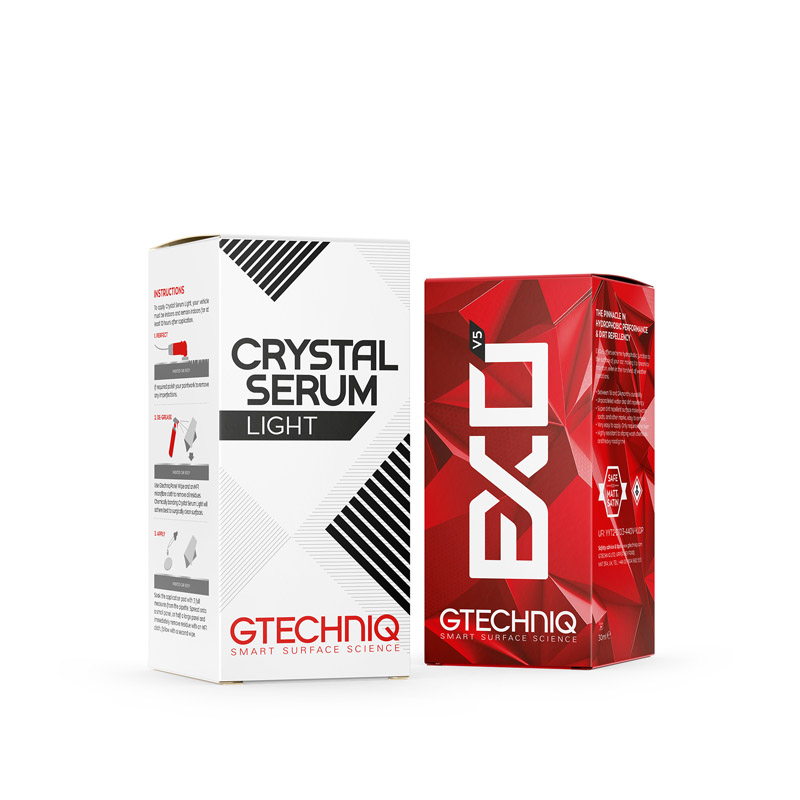 Gtechniq Zestaw Crystal Serum Light + EXOv5 30ml 1 Gtechniq Zestaw Crystal Serum Light + EXOv5 30ml