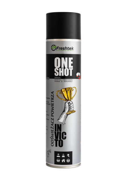 Freshtek One Shot Invicto 600ml - odświeżacz powietrza 1 Freshtek One Shot Invicto 600ml - odświeżacz powietrza