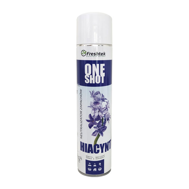 Freshtek One Shot Hiacynt 600ml - neutralizator zapachów 1 Freshtek One Shot Hiacynt 600ml - neutralizator zapachów
