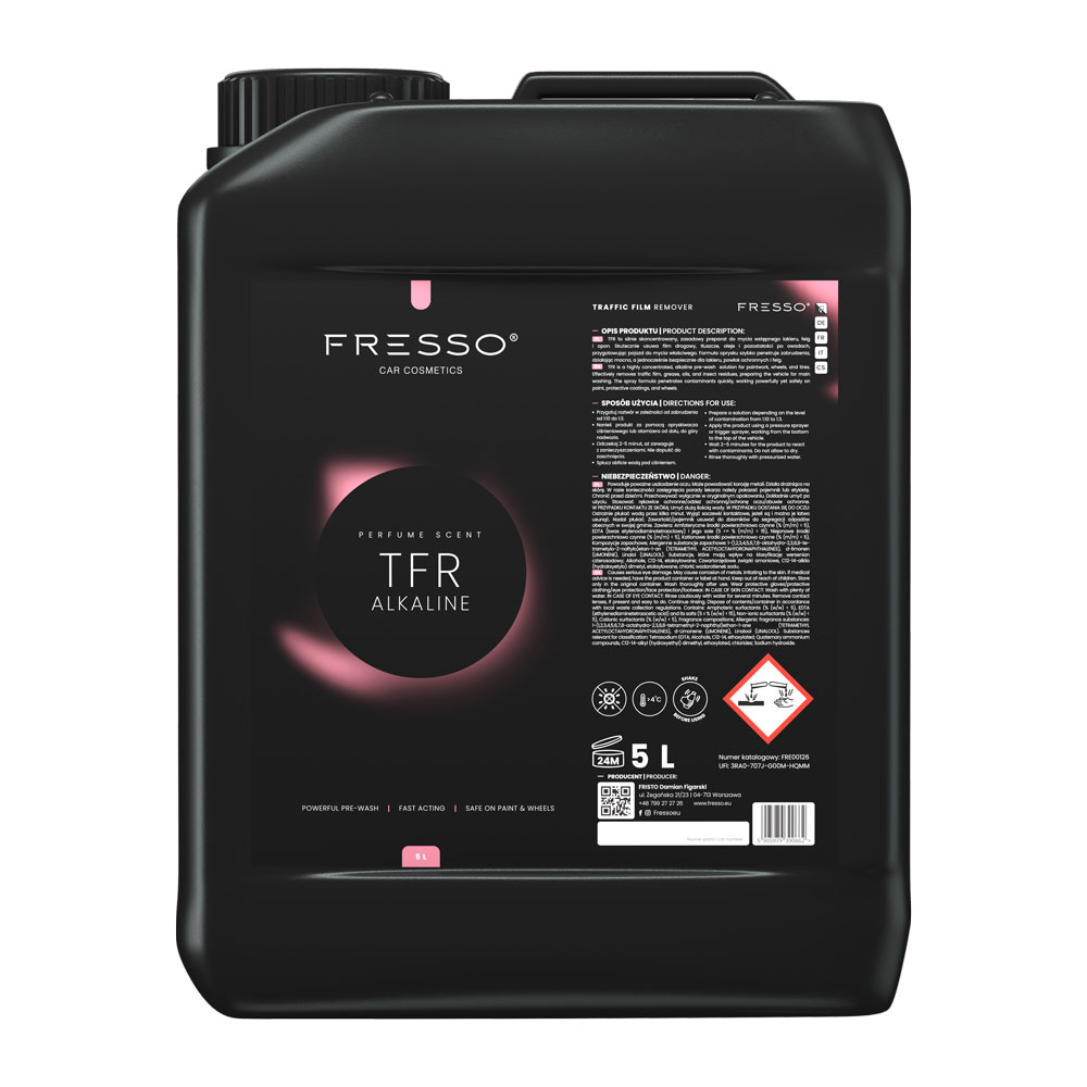 Fresso TFR Alkaline 5L - skoncentrowany preparat do mycia wstępnego 1 Fresso TFR Alkaline 5L - skoncentrowany preparat do mycia wstępnego