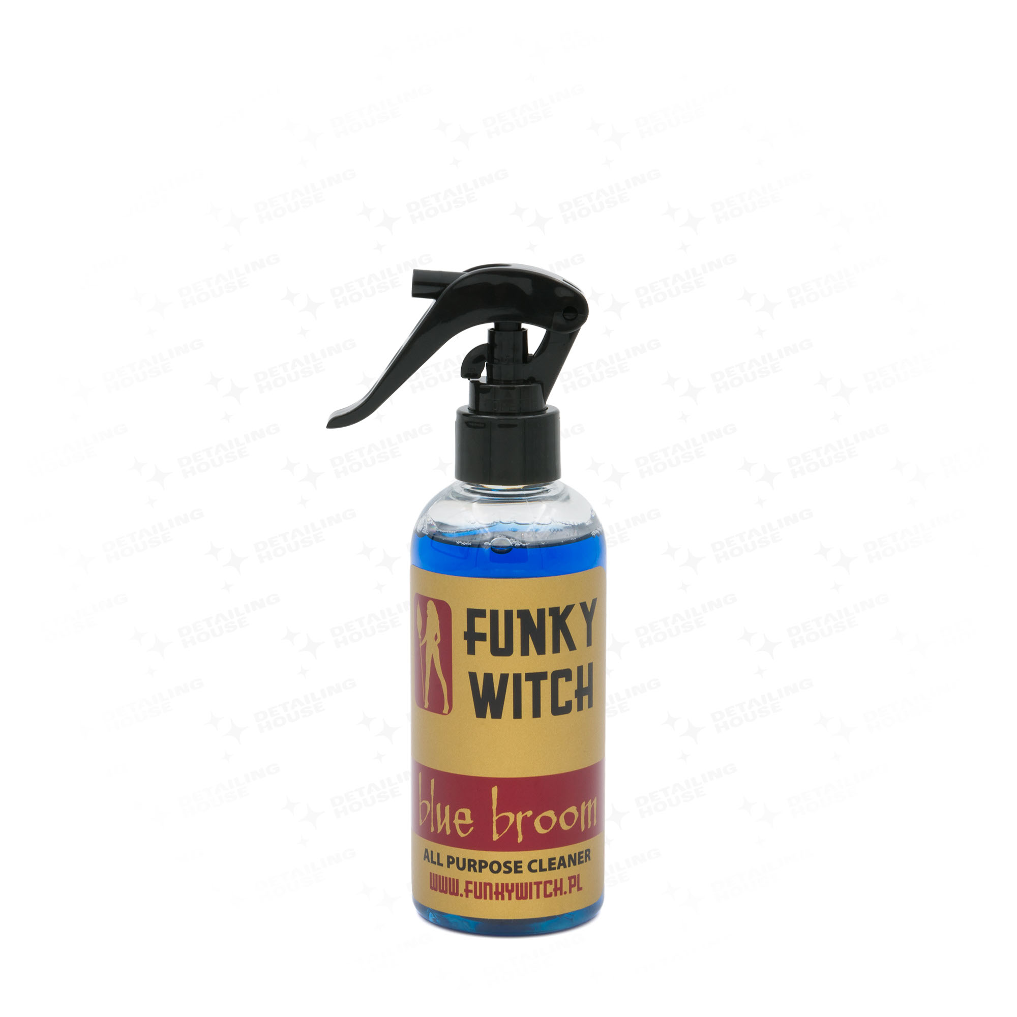 Funky Witch Blue Broom All Purpose Cleaner 215ml - uniwersalny środek czyszczący 1 Funky Witch Blue Broom All Purpose Cleaner 215ml - uniwersalny środek czyszczący