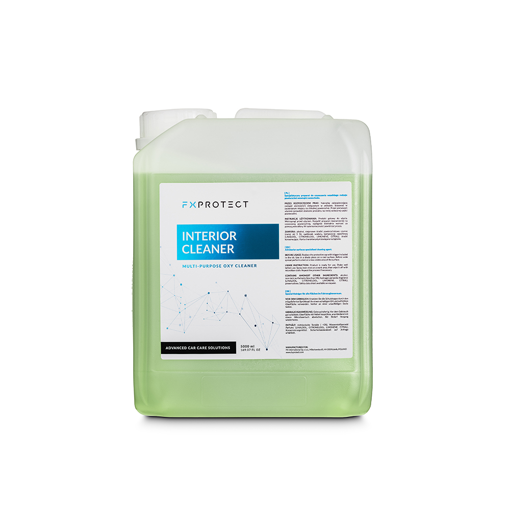 FX Protect Interior Cleaner 5L - czyści wszelkie powierzchnie wewnątrz samochodu 1 FX Protect Interior Cleaner 5L - czyści wszelkie powierzchnie wewnątrz samochodu